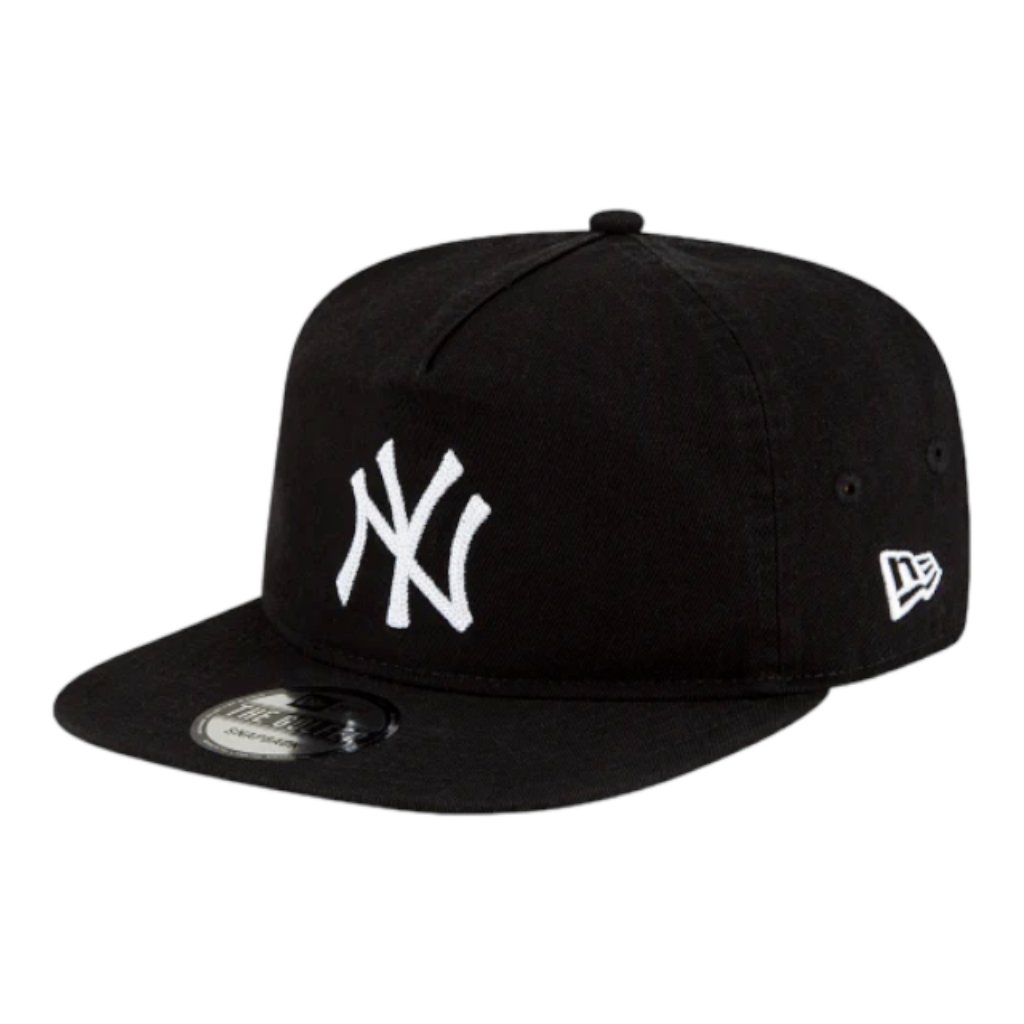 New Era New York Yankees The Golfer Snapback Hat Cap Black  Osfm
